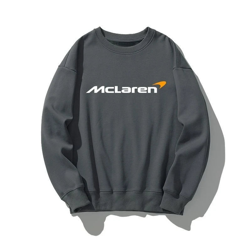 F1 McLaren Team Round Neck Hoodie Racing🧡
