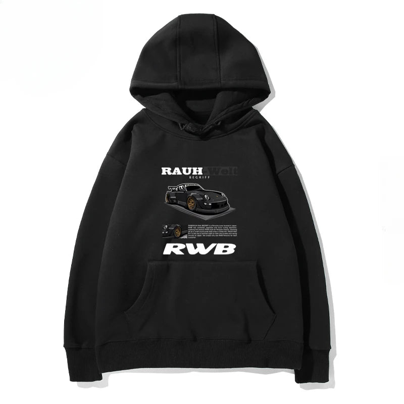 RWB Modified Porche 911Hoodie 🏎️💨🔥