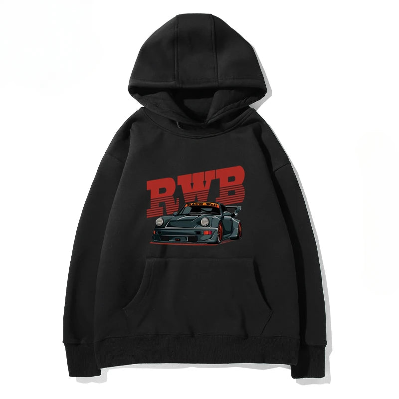 RWB Modified Porche 911Hoodie 🏎️💨🔥