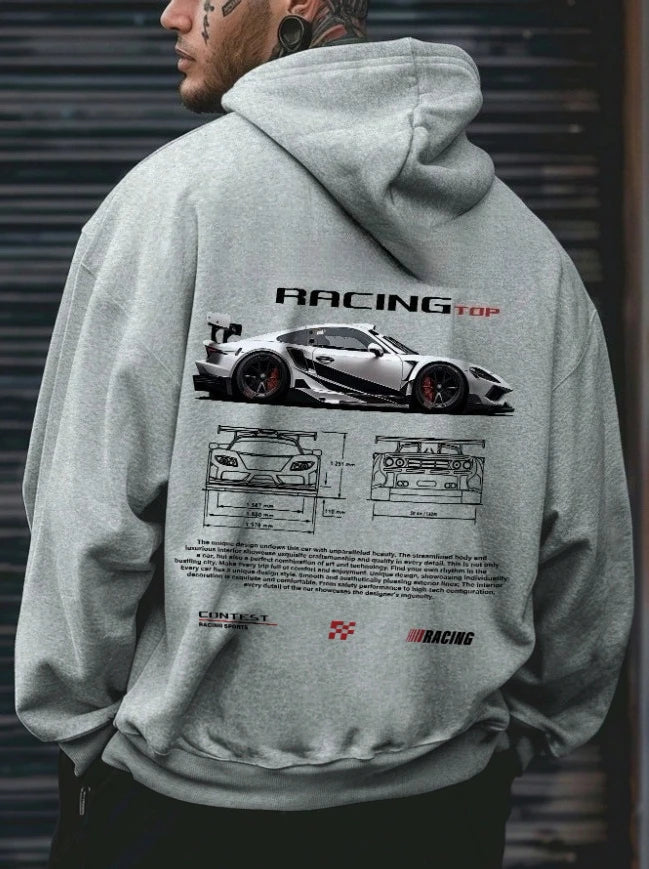 New Men's Racing Sweatshirt