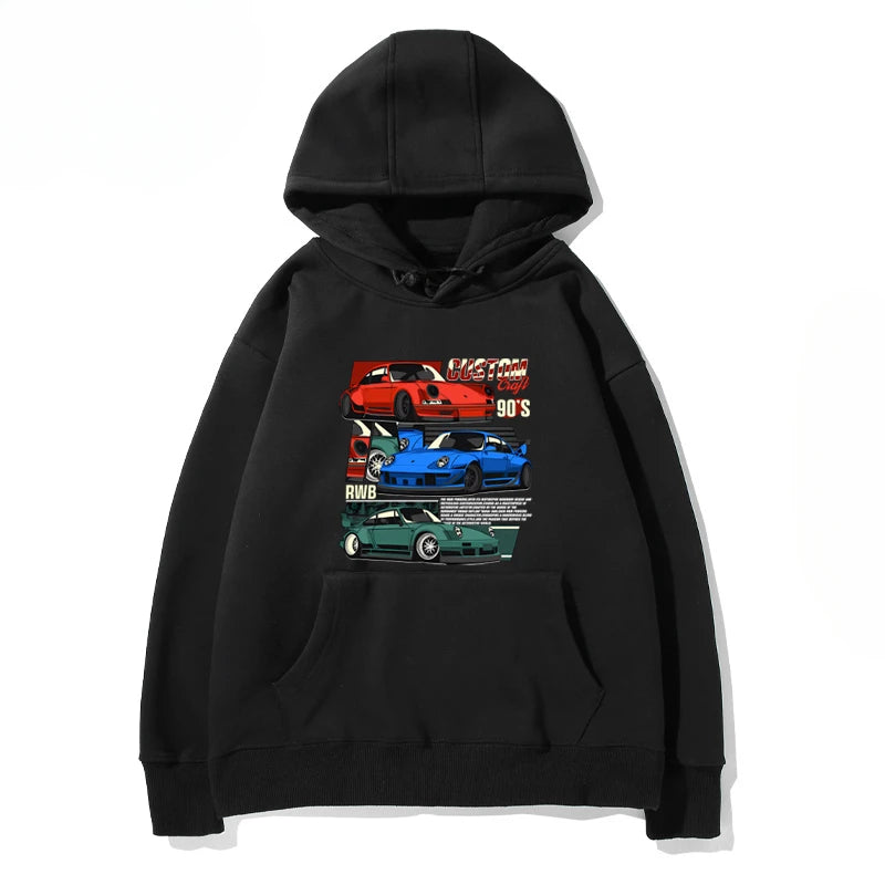 RWB Modified Porche 911Hoodie 🏎️💨🔥