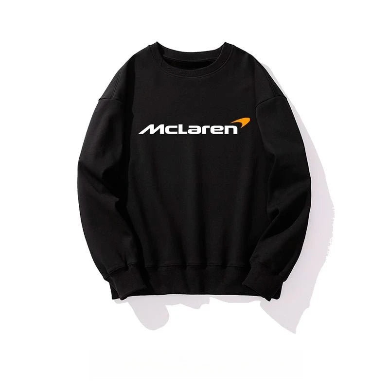 F1 McLaren Team Round Neck Hoodie Racing🧡