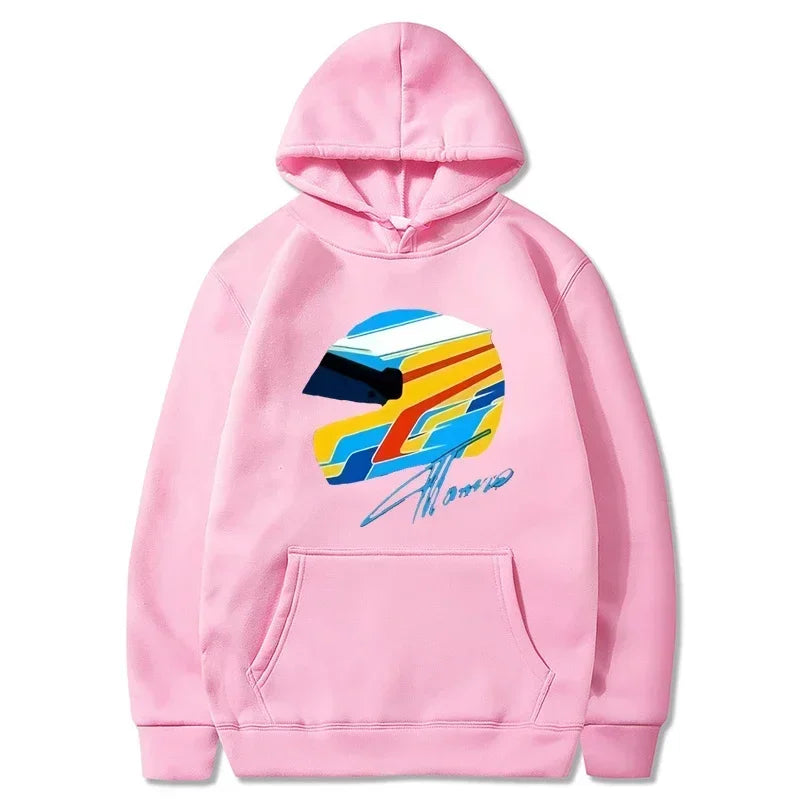 F1 hoodie Fernando Alonso helmet sweatshirt ✨🏎️🔥🟢💛