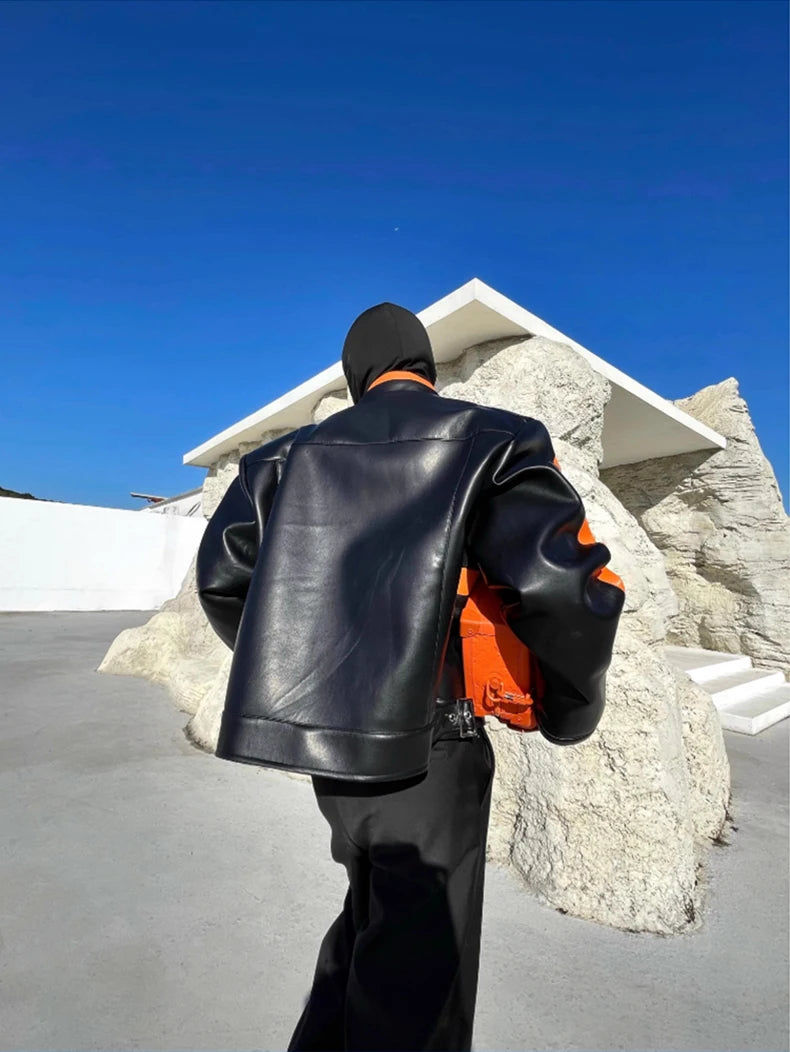 Mclaren Leather Jacket Men Luxury 🔶