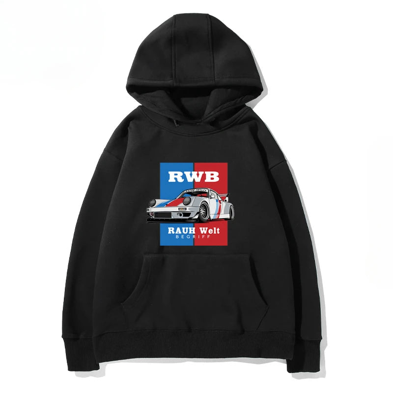 RWB Modified Porche 911Hoodie 🏎️💨🔥