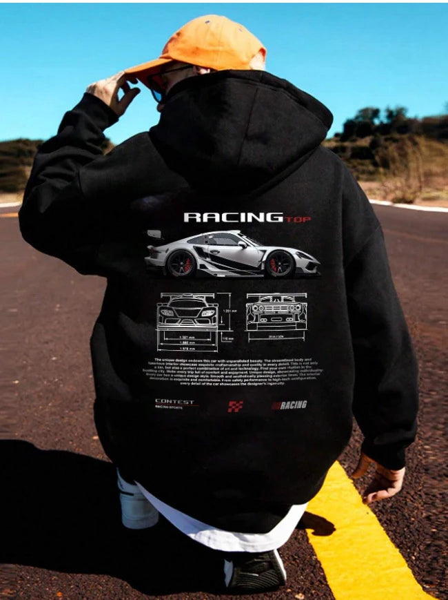 New Men's Racing Sweatshirt