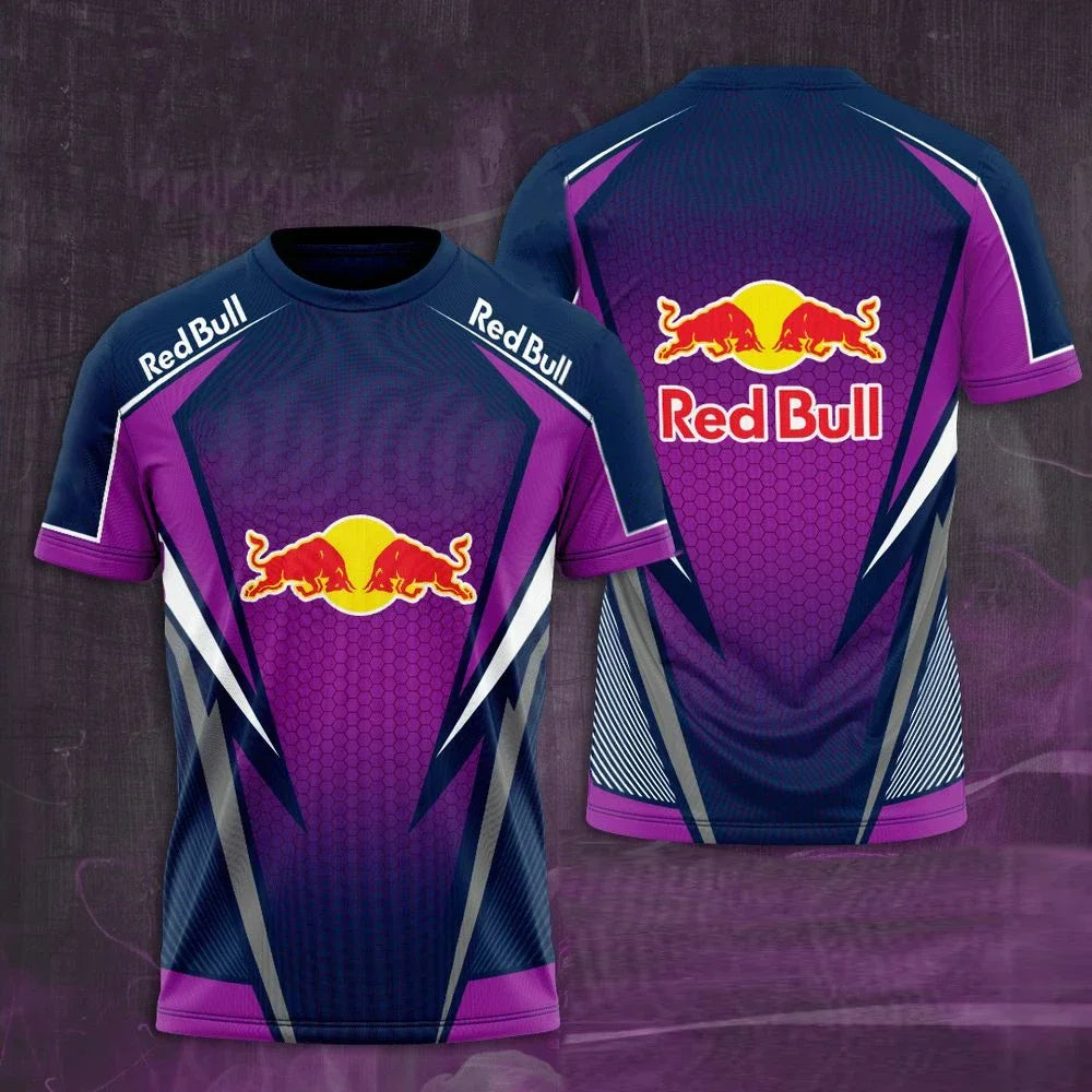 Red Bull T-Men's Luxury Brand Shirts, Men's Sports T-Shirts