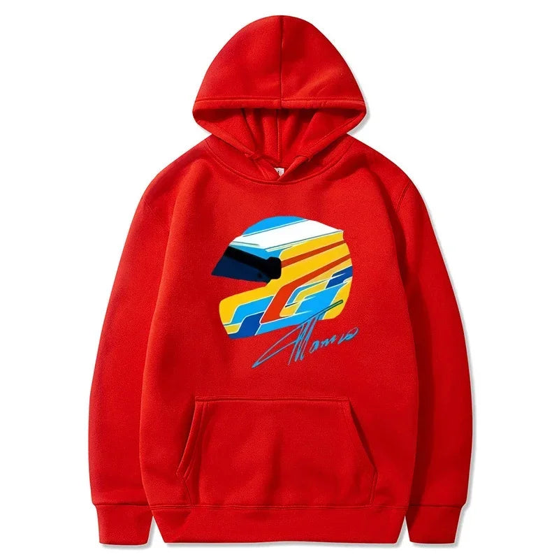 F1 hoodie Fernando Alonso helmet sweatshirt ✨🏎️🔥🟢💛