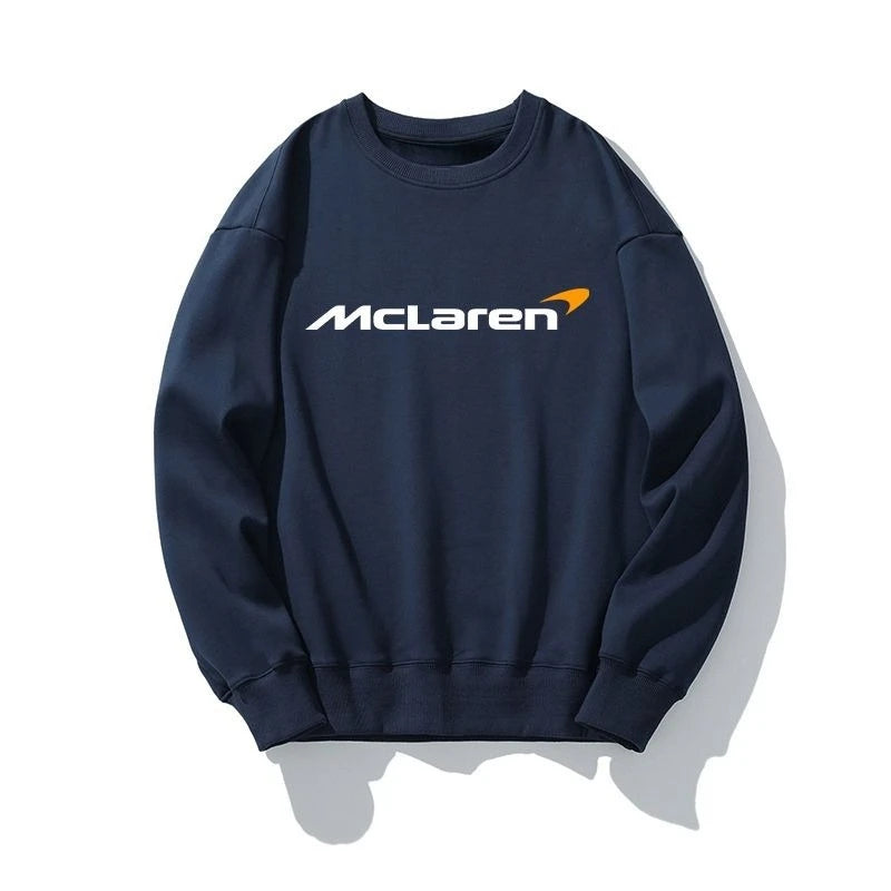 F1 McLaren Team Round Neck Hoodie Racing🧡