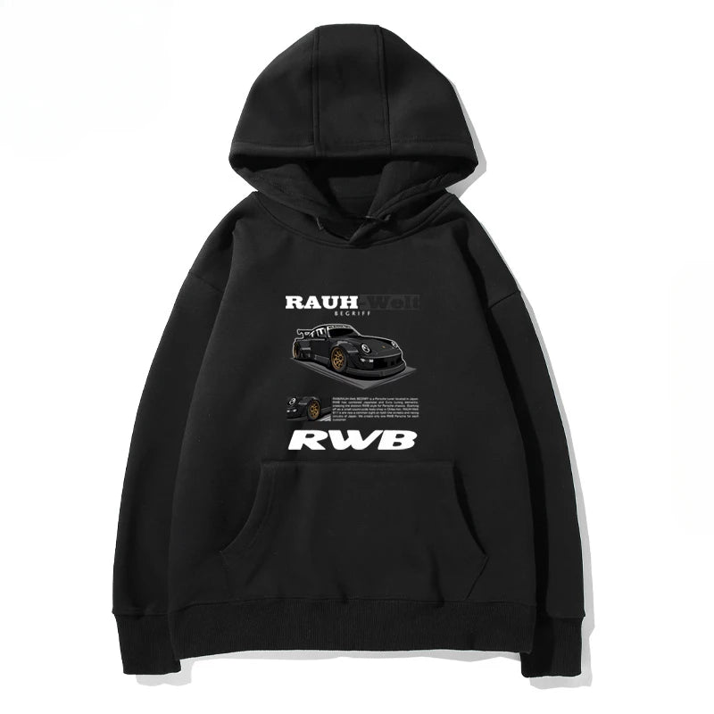 RWB Modified Porche 911Hoodie 🏎️💨🔥
